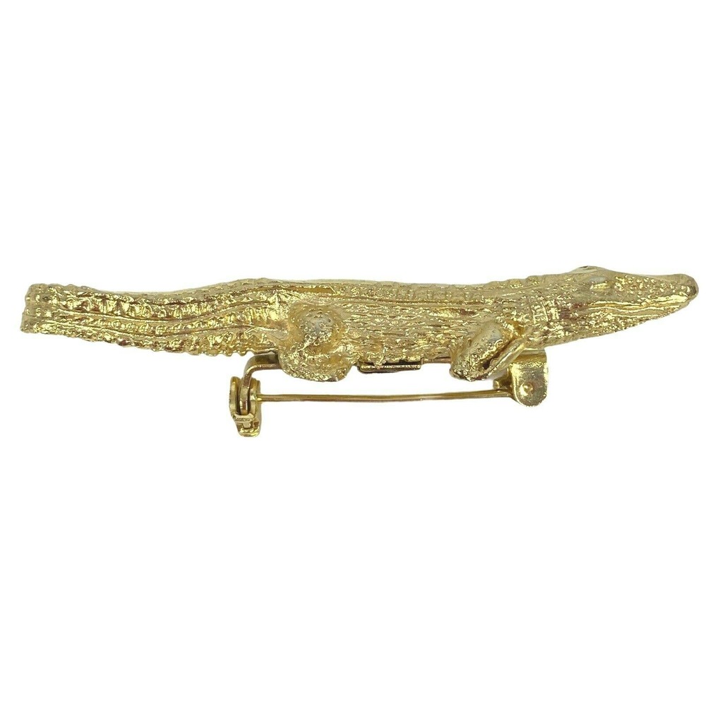 Alligator‎ Crocodile Lizard Cayman Brooch Pin